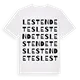 les Tendetes ordlek t-shirt