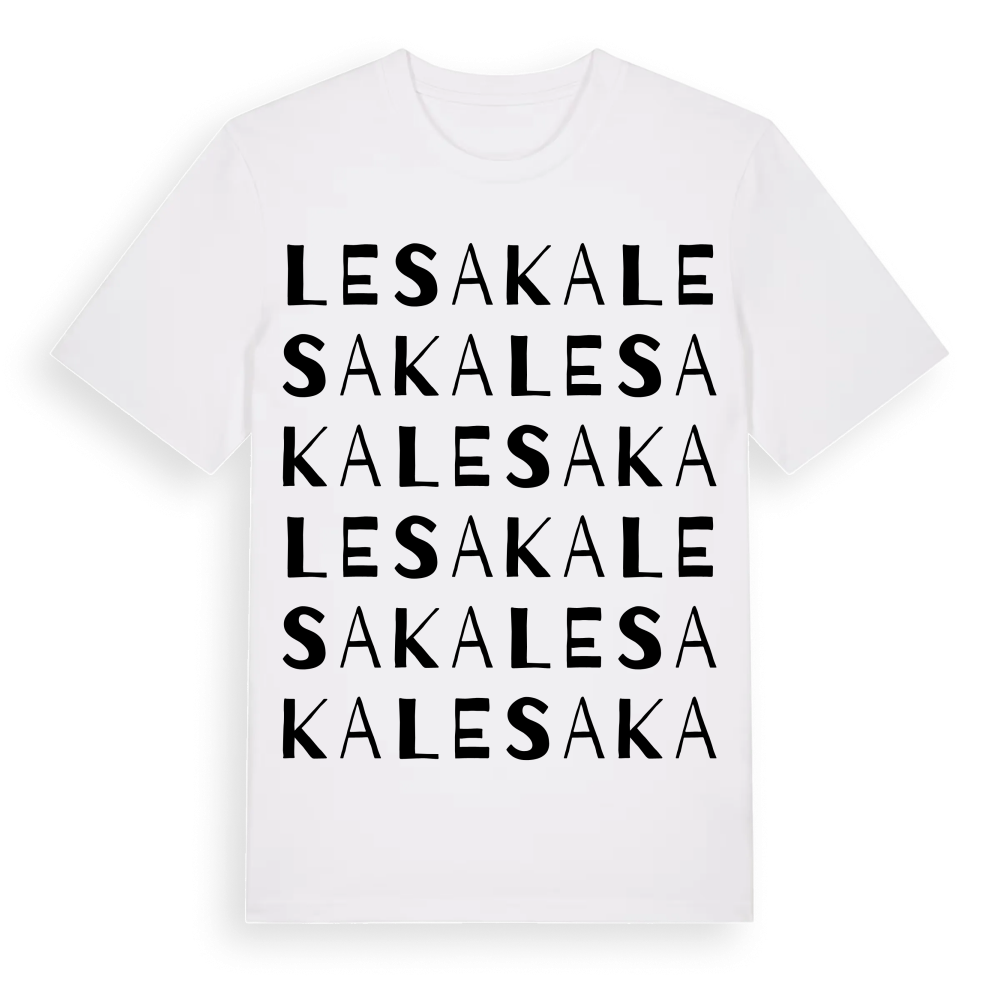 Lesaka ordlek t-shirt – White, i miljö