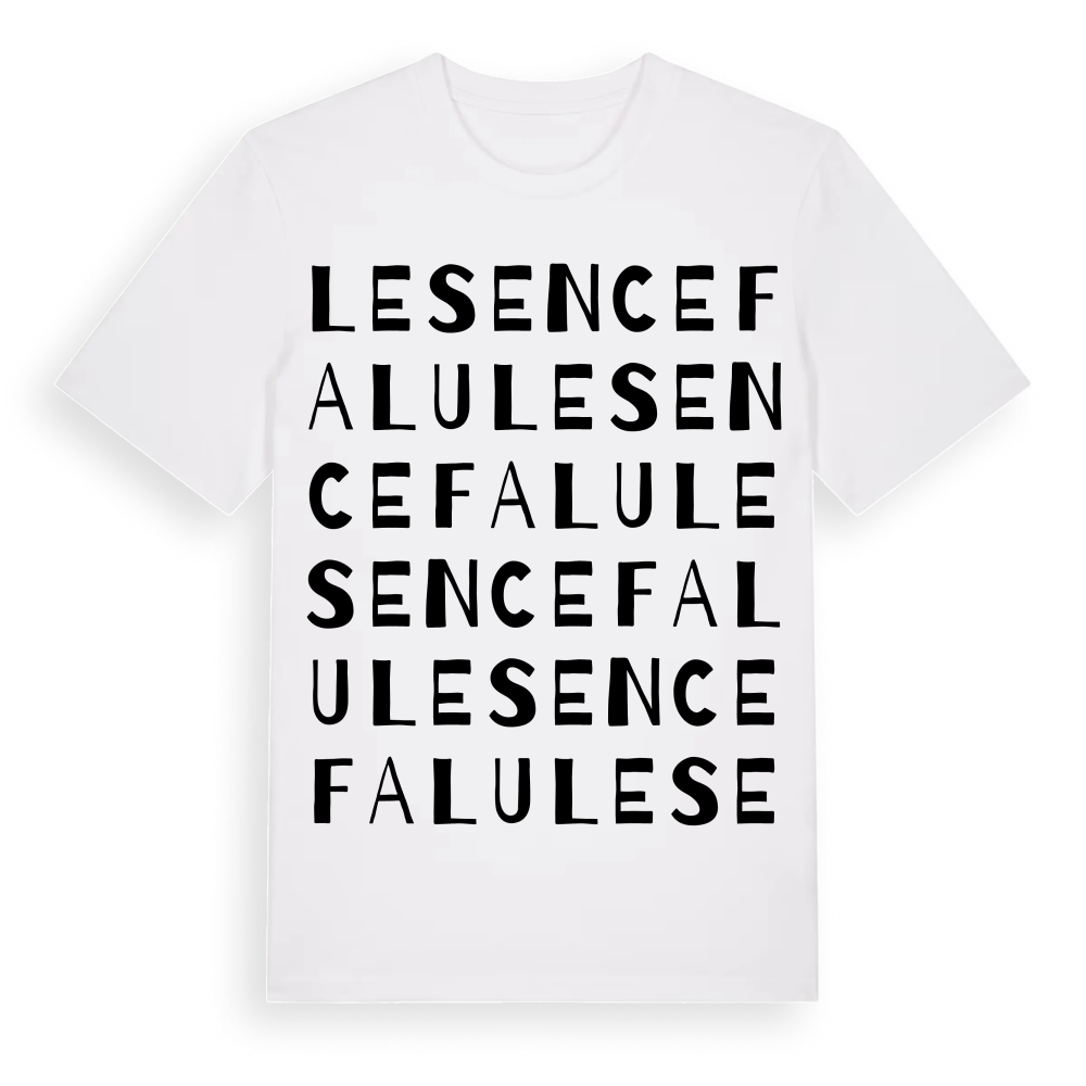 Lesencefalu ordlek t-shirt – White, i miljö