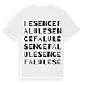 Lesencefalu ordlek t-shirt
