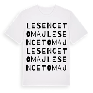 Lesencetomaj ordlek t-shirt – ekologisk bomull t-shirt från Pinshirt