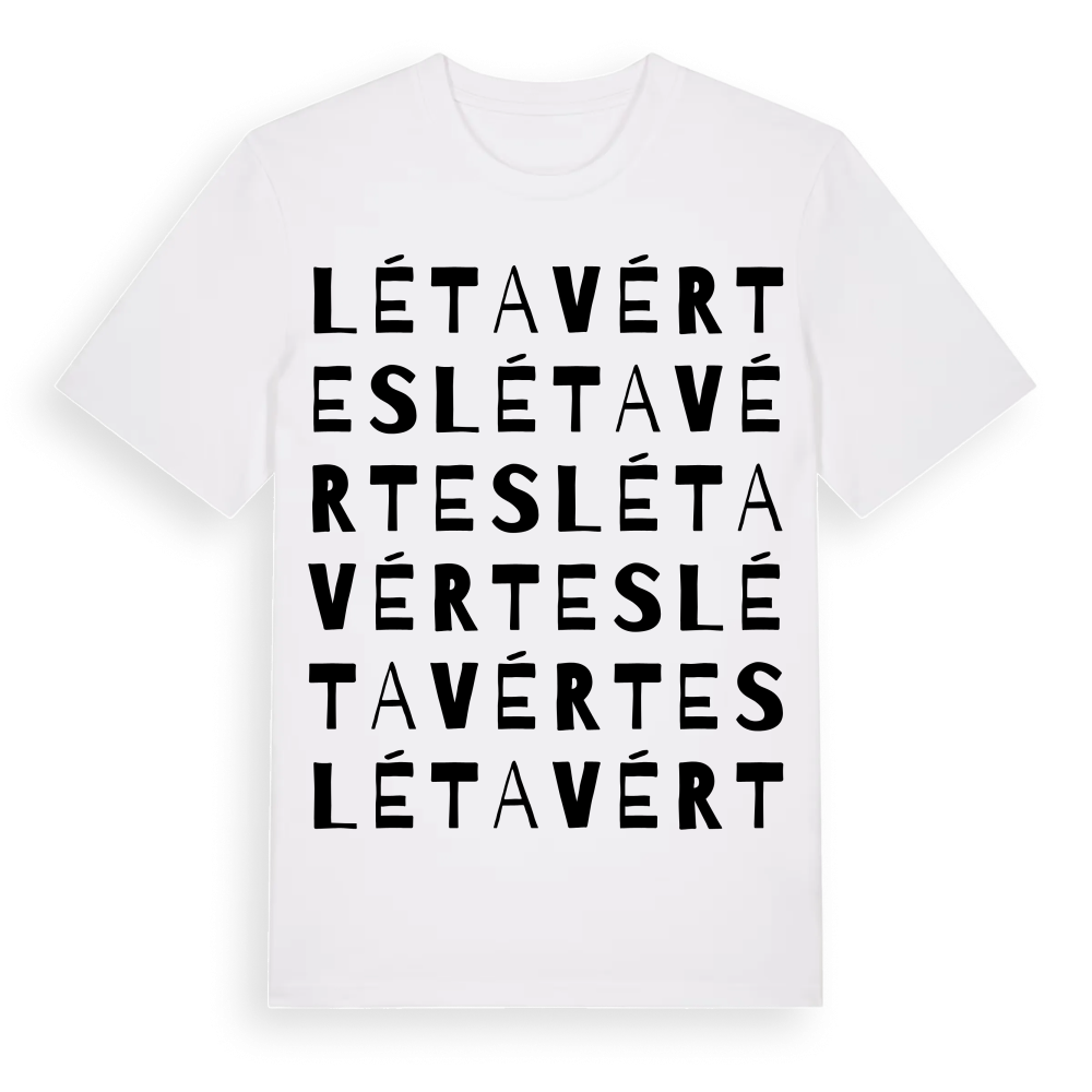 Létavértes ordlek t-shirt – White, i miljö