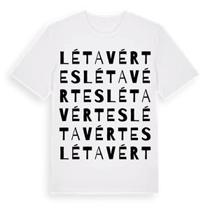 Létavértes ordlek t-shirt – ekologisk bomull t-shirt från Pinshirt