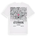 Lëtzebuerg karta t-shirt