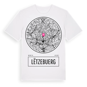 Lëtzebuerg t-shirt – ekologisk bomull t-shirt från Pinshirt