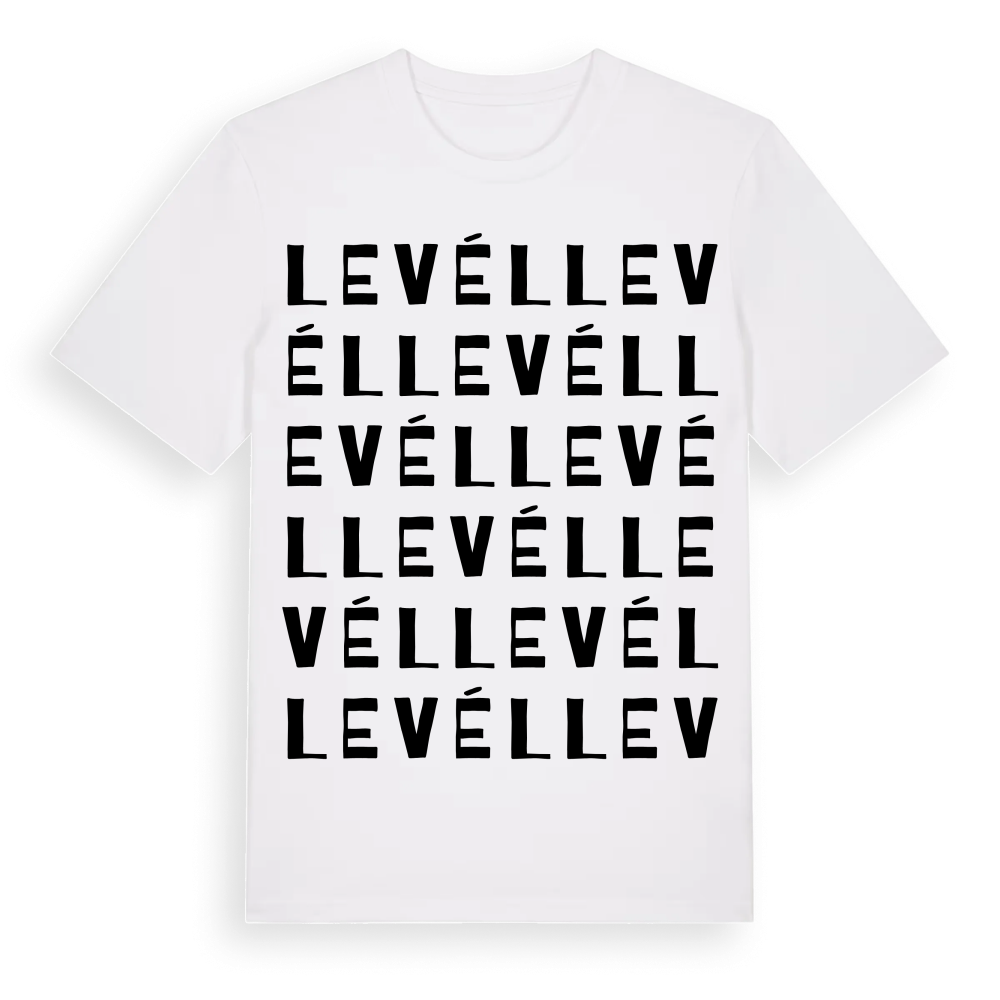 Levél ordlek t-shirt – White, i miljö