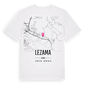 Lezama karta t-shirt – ekologisk bomull t-shirt från Pinshirt