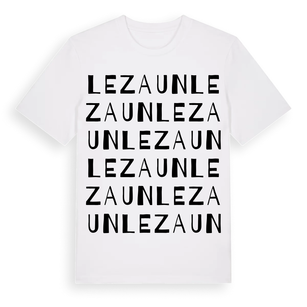 Lezaun ordlek t-shirt – White, i miljö