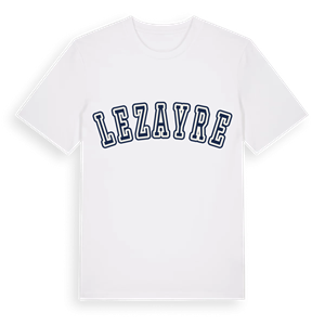 Lezayre college t-shirt – ekologisk bomull t-shirt från Pinshirt