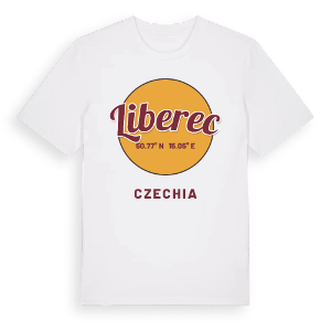 Liberec cirkel t-shirt – ekologisk bomull t-shirt från Pinshirt