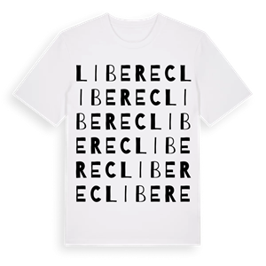 Liberec ordlek t-shirt – ekologisk bomull t-shirt från Pinshirt