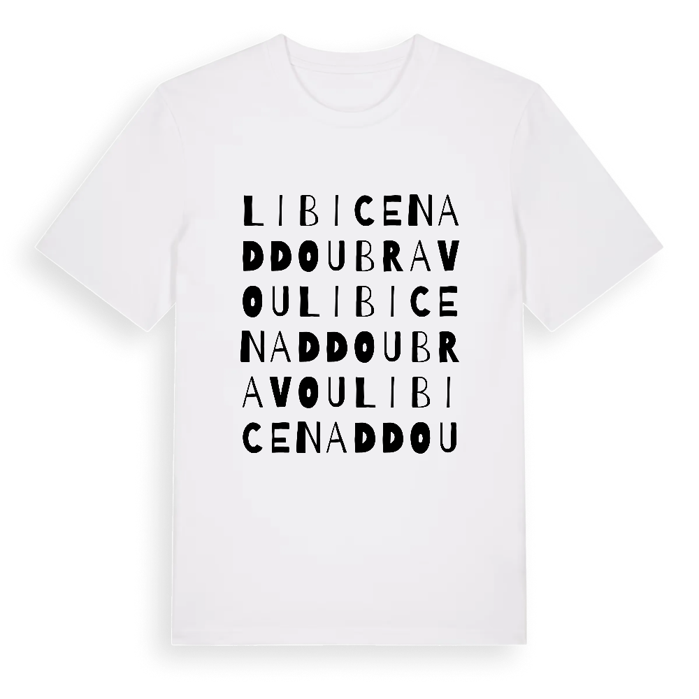 Libice nad Doubravou ordlek t-shirt – White, i miljö