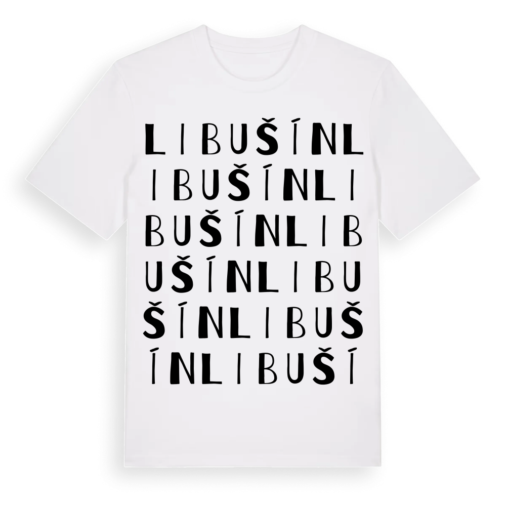 Libušín ordlek t-shirt – White, i miljö
