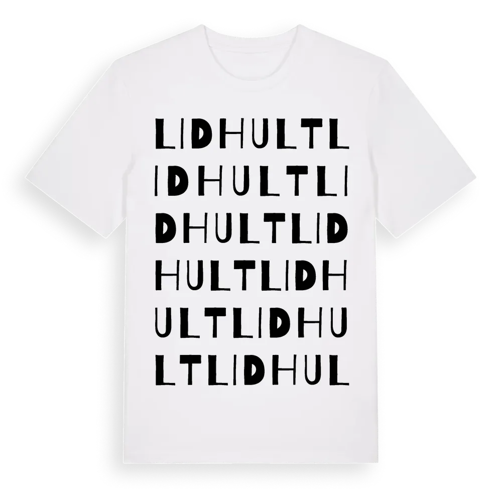 Lidhult ordlek t-shirt i miljö