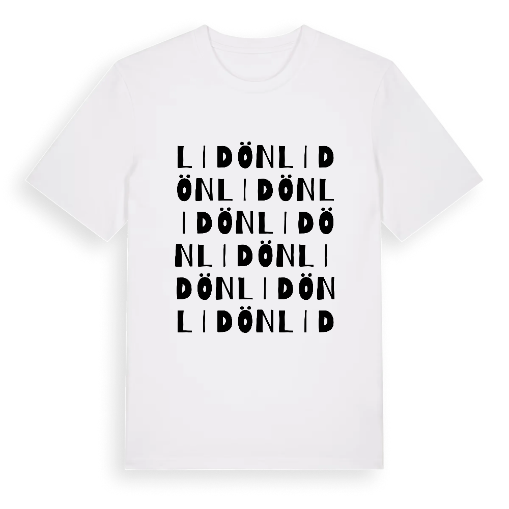 Lidön ordlek t-shirt – White, i miljö