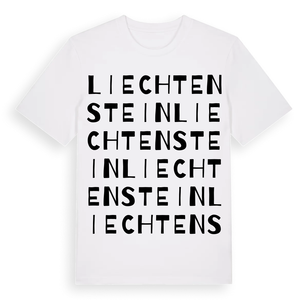 Liechtenstein ordlek t-shirt – White, i miljö