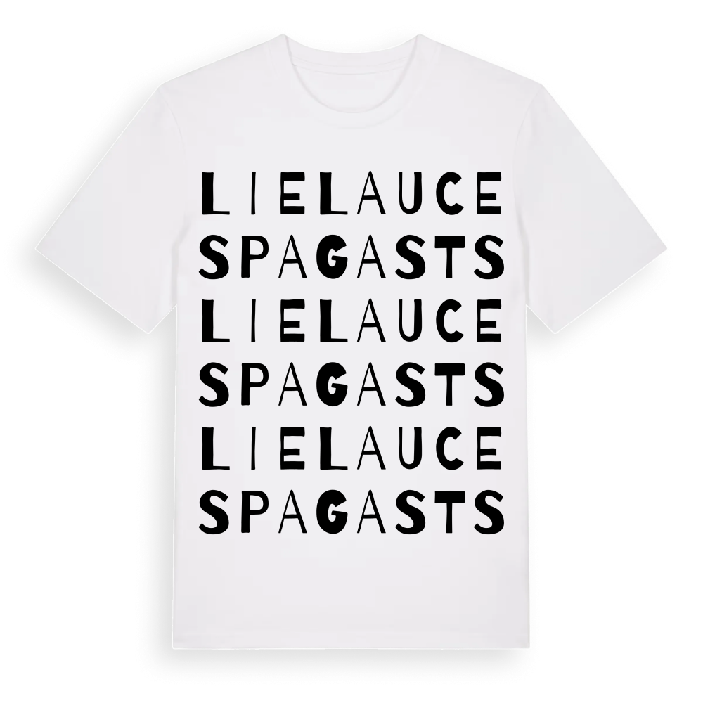 Lielauces pagasts ordlek t-shirt – White, i miljö