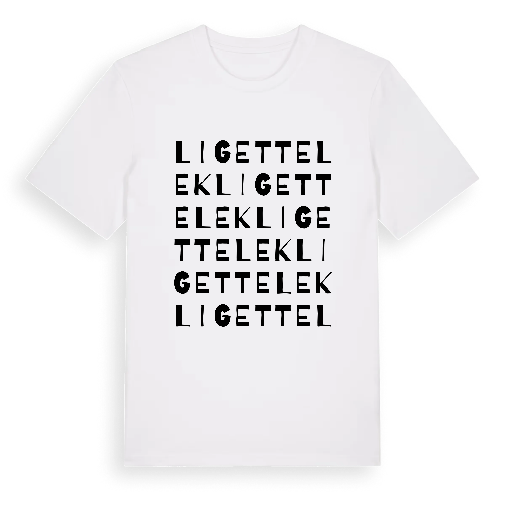 Ligettelek ordlek t-shirt – White, i miljö