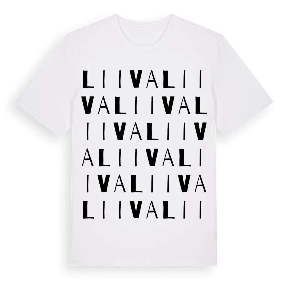 Liiva ordlek t-shirt – White, i miljö