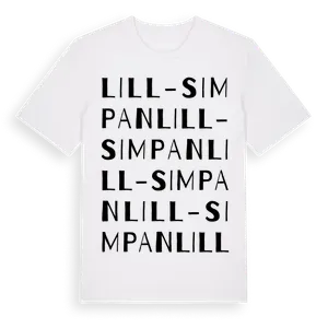 Lill-Simpan ordlek t-shirt – ekologisk bomull t-shirt från Pinshirt