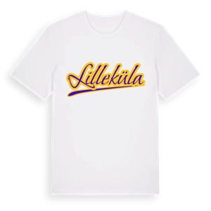 Lilleküla baseball t-shirt – ekologisk bomull t-shirt från Pinshirt