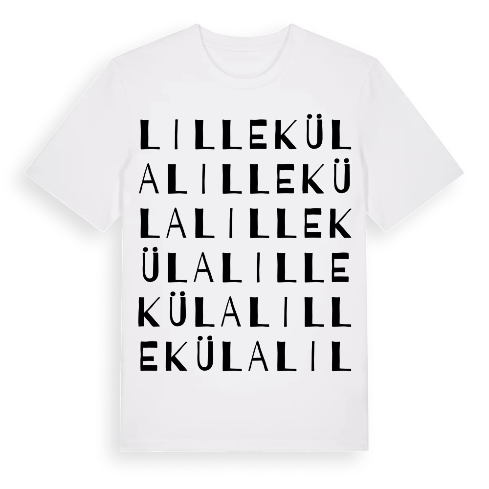 Lilleküla ordlek t-shirt – White, i miljö