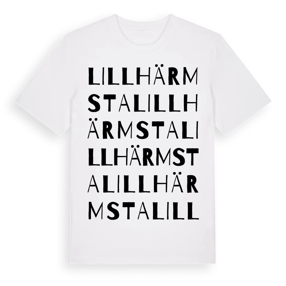 Lillhärmsta ordlek t-shirt i miljö