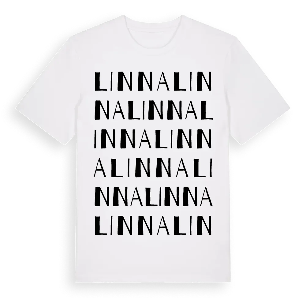Linna ordlek t-shirt i miljö