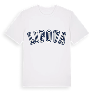 Lipova college t-shirt – ekologisk bomull t-shirt från Pinshirt