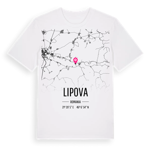 Lipova karta t-shirt – ekologisk bomull t-shirt från Pinshirt