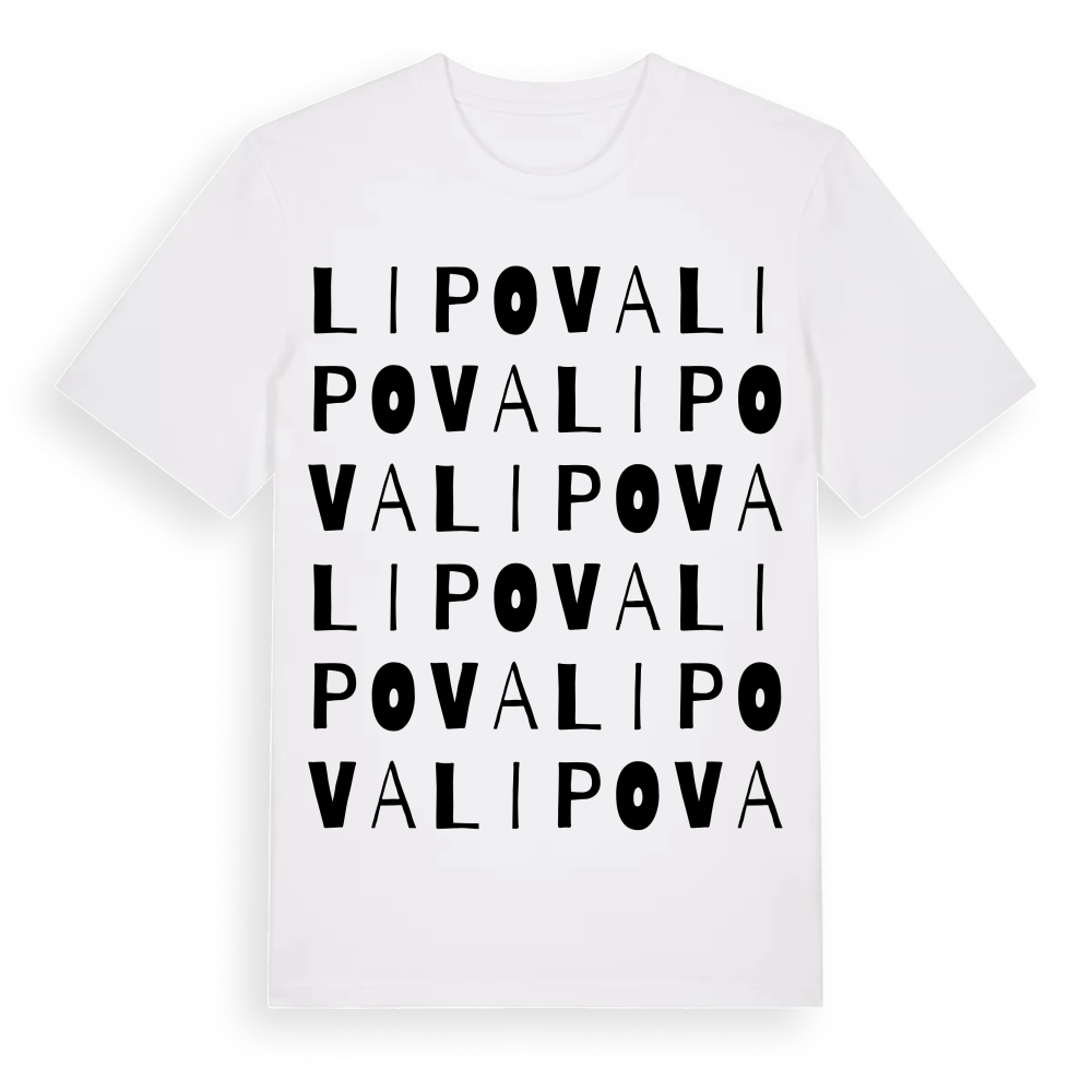 Lipova ordlek t-shirt – White, i miljö