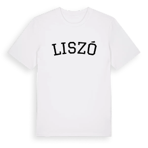 Liszó böjd t-shirt – ekologisk bomull t-shirt från Pinshirt