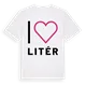Jag älskar Litér t-shirt stort tryck