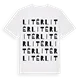 Litér ordlek t-shirt