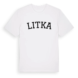 Litka böjd t-shirt – ekologisk bomull t-shirt från Pinshirt