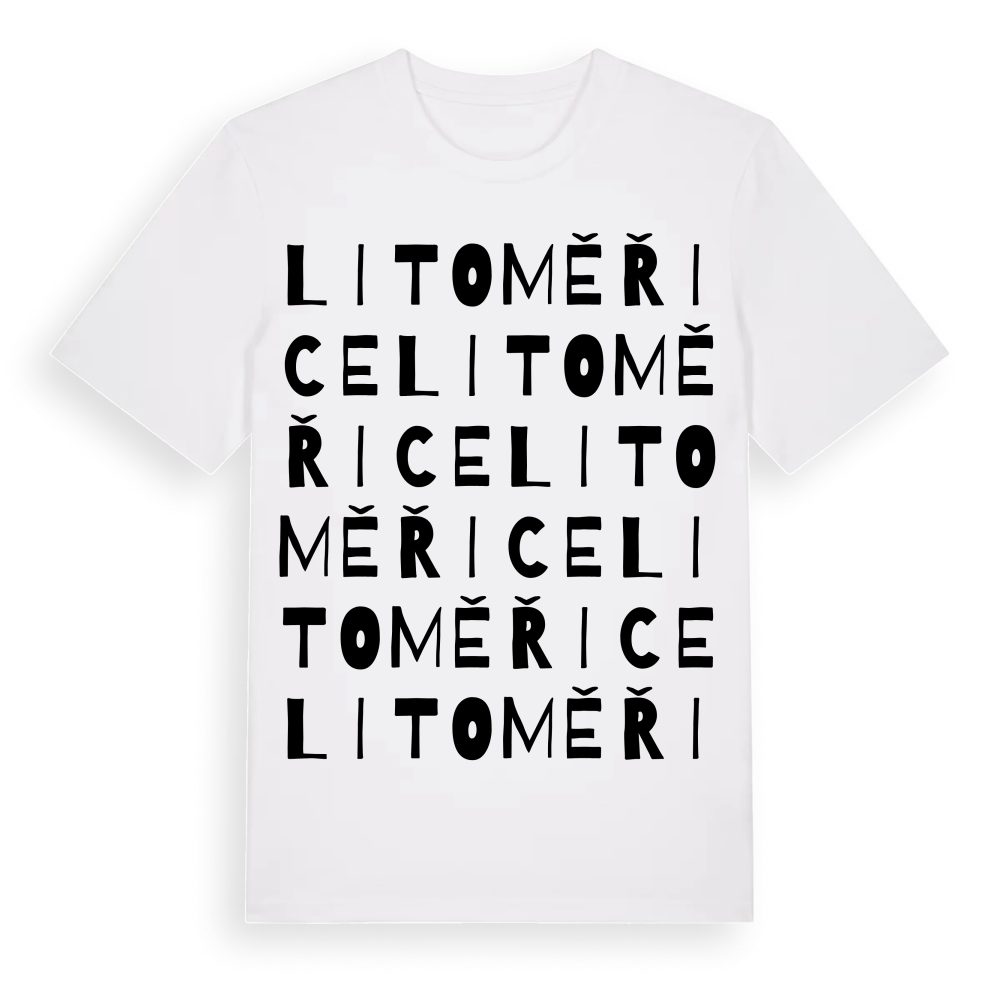 Litoměřice ordlek t-shirt – White, i miljö