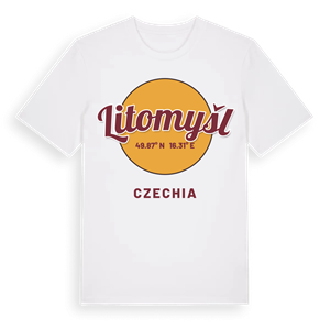 Litomyšl cirkel t-shirt – ekologisk bomull t-shirt från Pinshirt