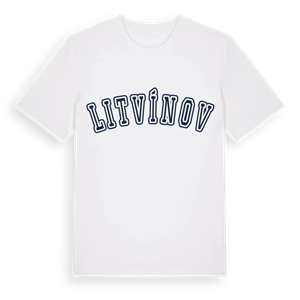 Litvínov college t-shirt – ekologisk bomull t-shirt från Pinshirt