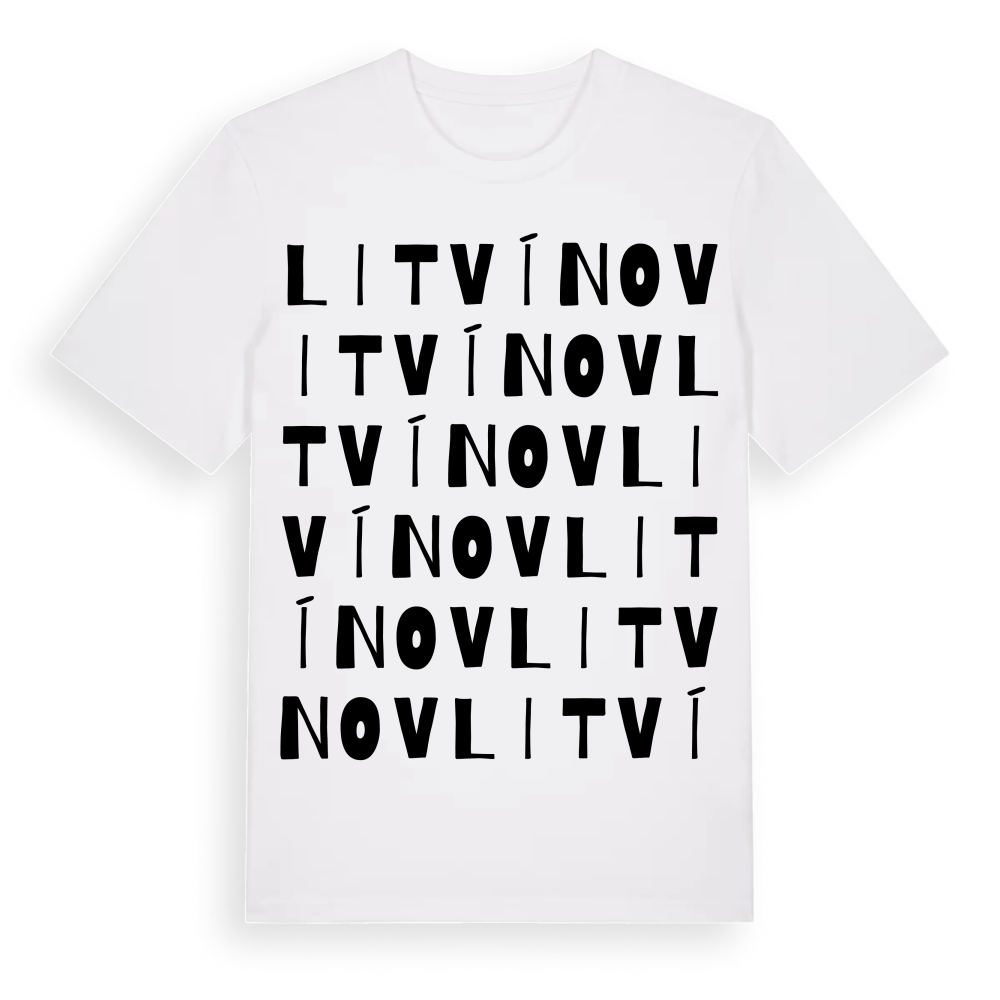 Litvínov ordlek t-shirt – White, i miljö