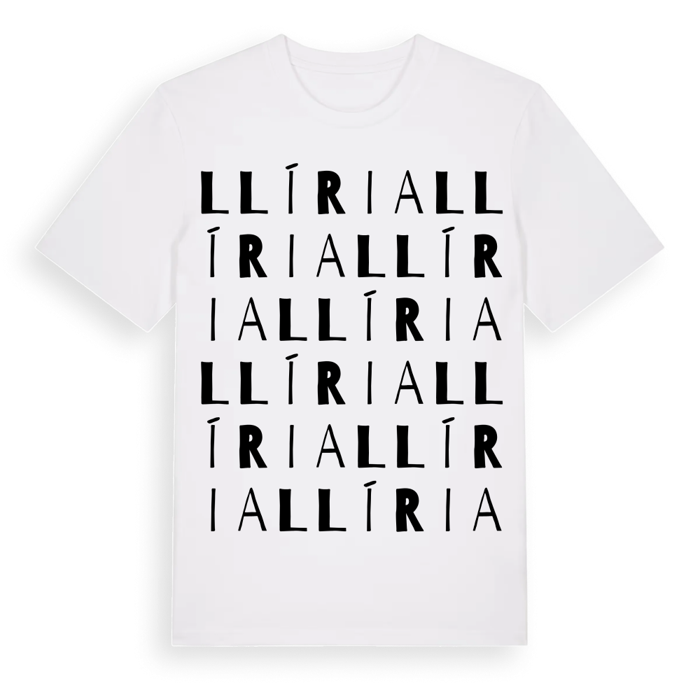 Llíria ordlek t-shirt – White, i miljö