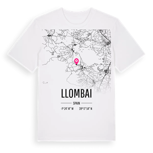 Llombai karta t-shirt – ekologisk bomull t-shirt från Pinshirt