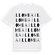 Llombai ordlek t-shirt