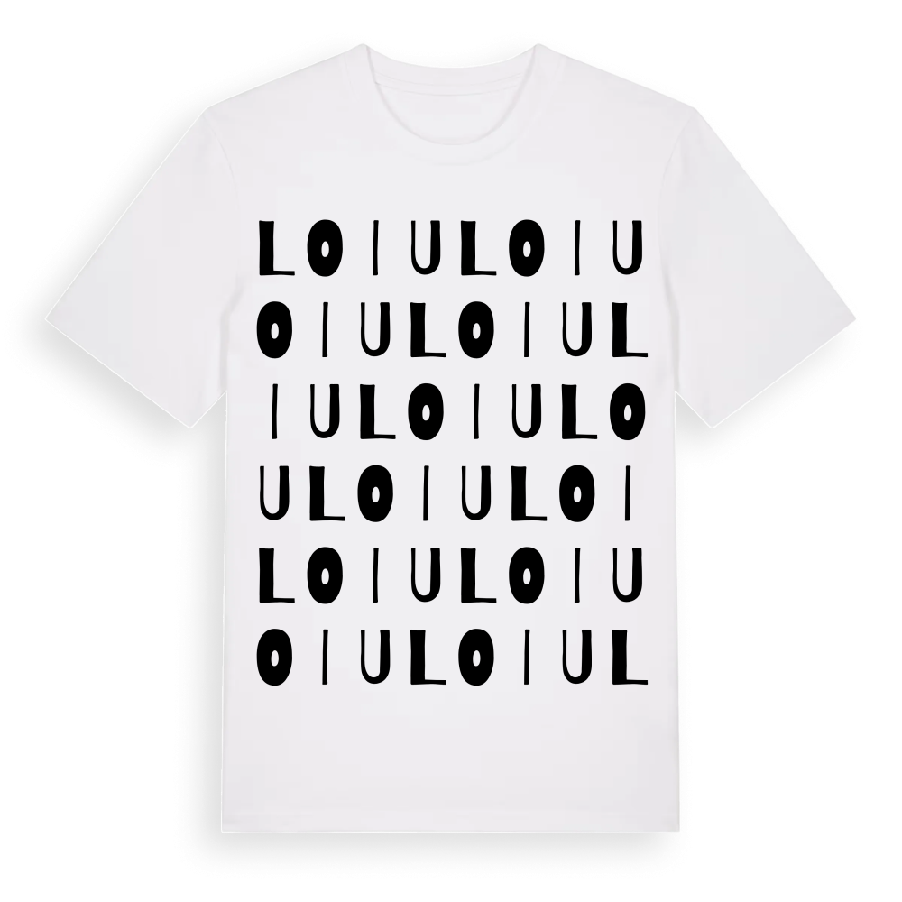 Loiu ordlek t-shirt – White, i miljö