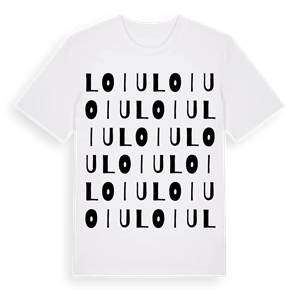 Loiu ordlek t-shirt – ekologisk bomull t-shirt från Pinshirt