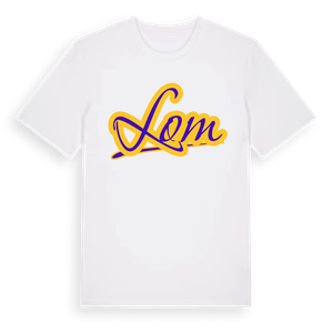 Lom baseball t-shirt – ekologisk bomull t-shirt från Pinshirt
