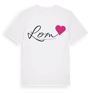Lom hjärta t-shirt – ekologisk bomull t-shirt från Pinshirt