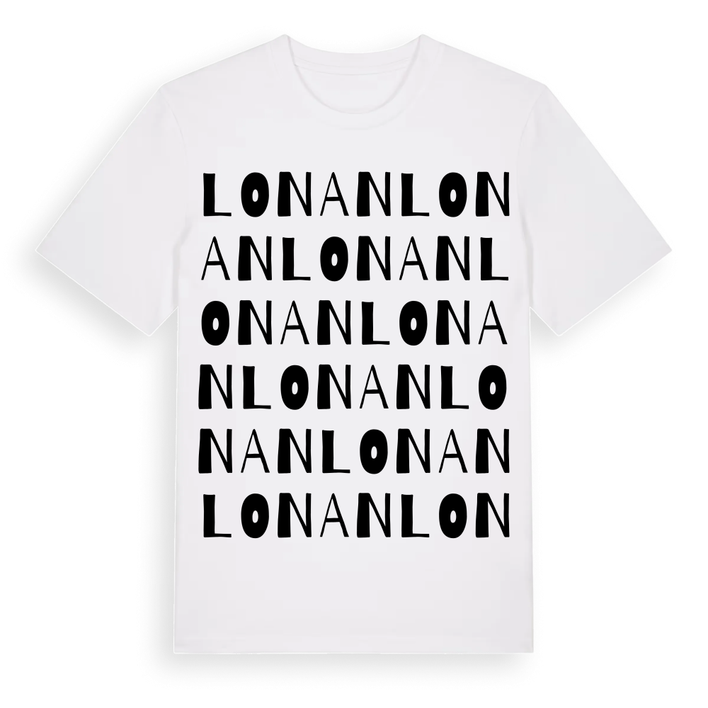 Lonan ordlek t-shirt – White, i miljö