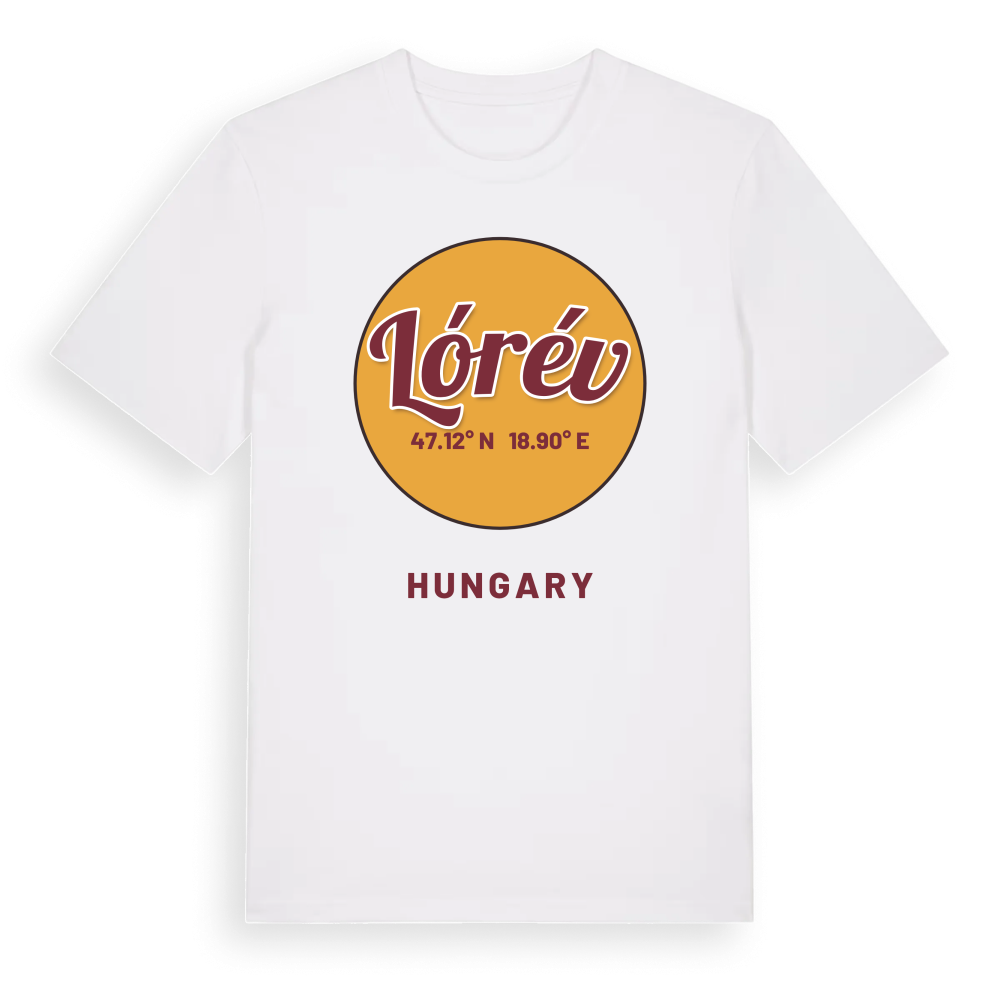 Lórév cirkel t-shirt – White, i miljö