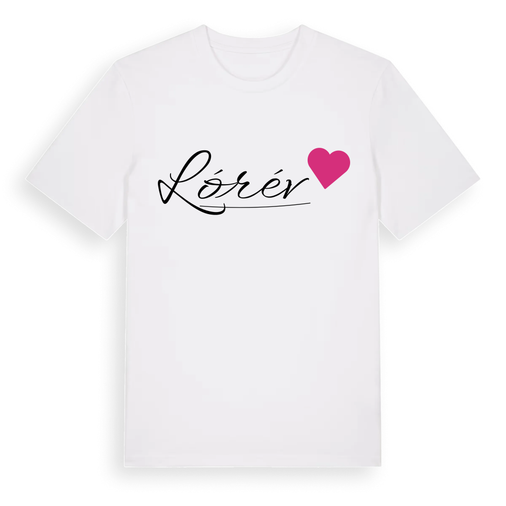 Lórév hjärta t-shirt – White, i miljö