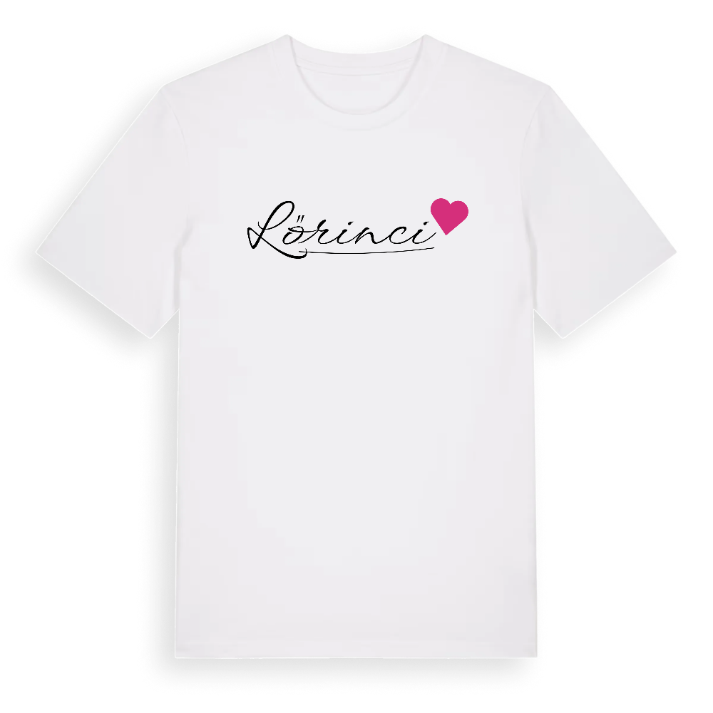 Lőrinci hjärta t-shirt – White, i miljö